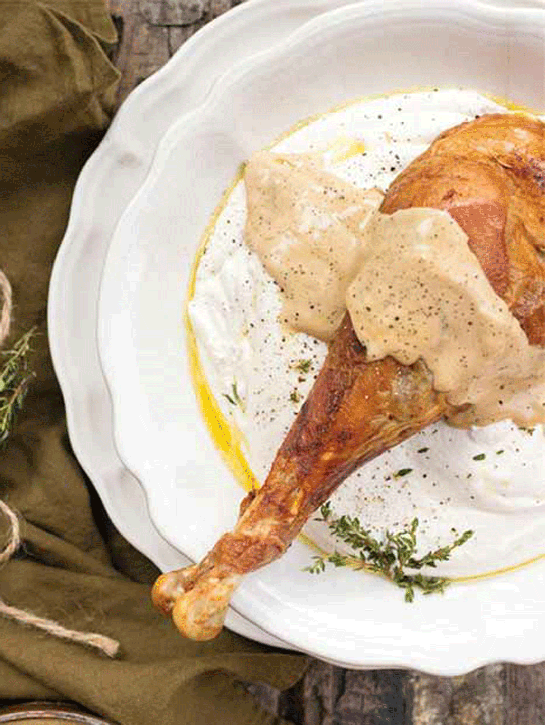 How to Make Braised Turkey Legs with Creamy Gravy Healthy Recipe