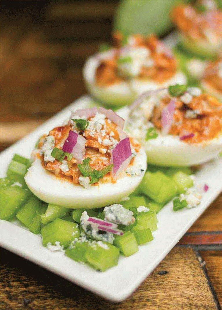 How to Make Buffalo Chicken Deviled Eggs Healthy Recipe