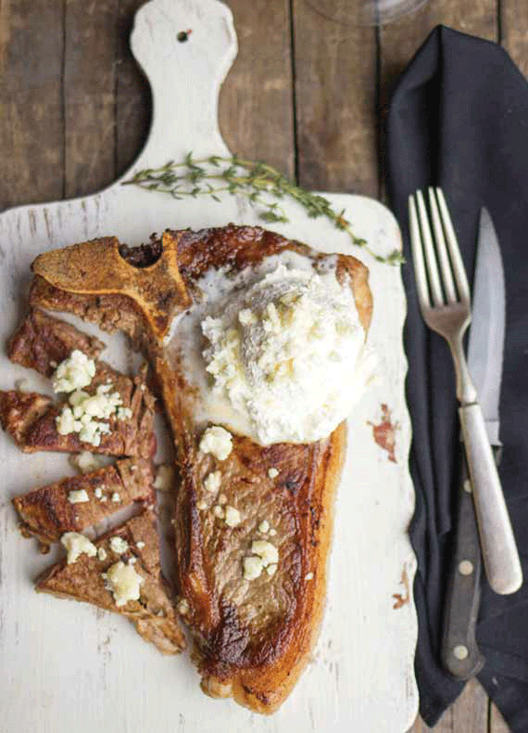 How to Make Steak with Blue Cheese Whip Healthy Recipe