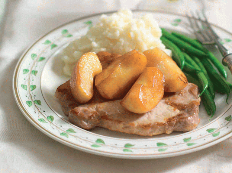 Pork Steaks with Fried Apples Recipe Healthy Recipe