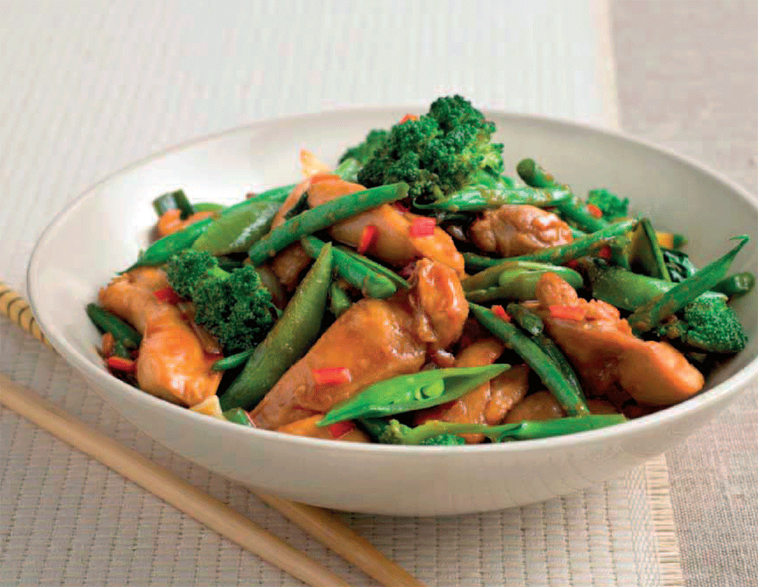 Spicy StirFried Chicken with Vegetables Recipe Healthy Recipe