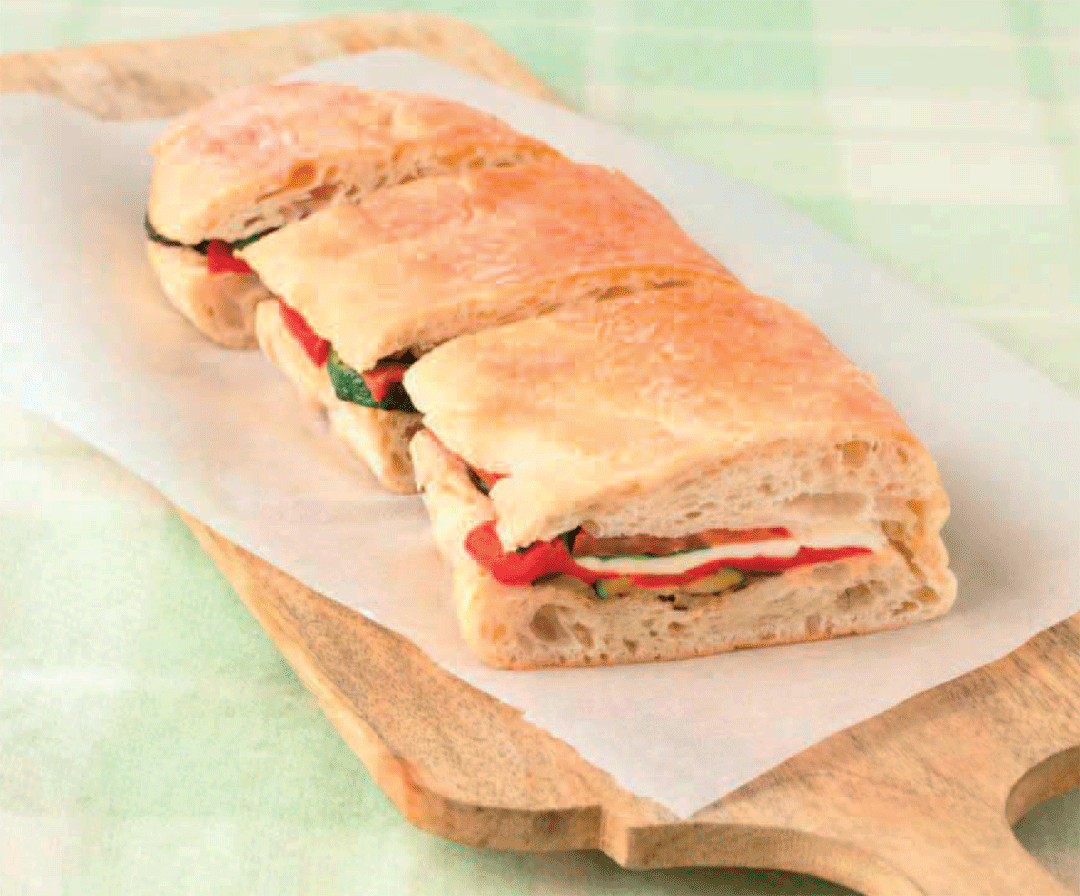 Stuffed Ciabatta with Grilled Vegetables Recipe Healthy Recipe