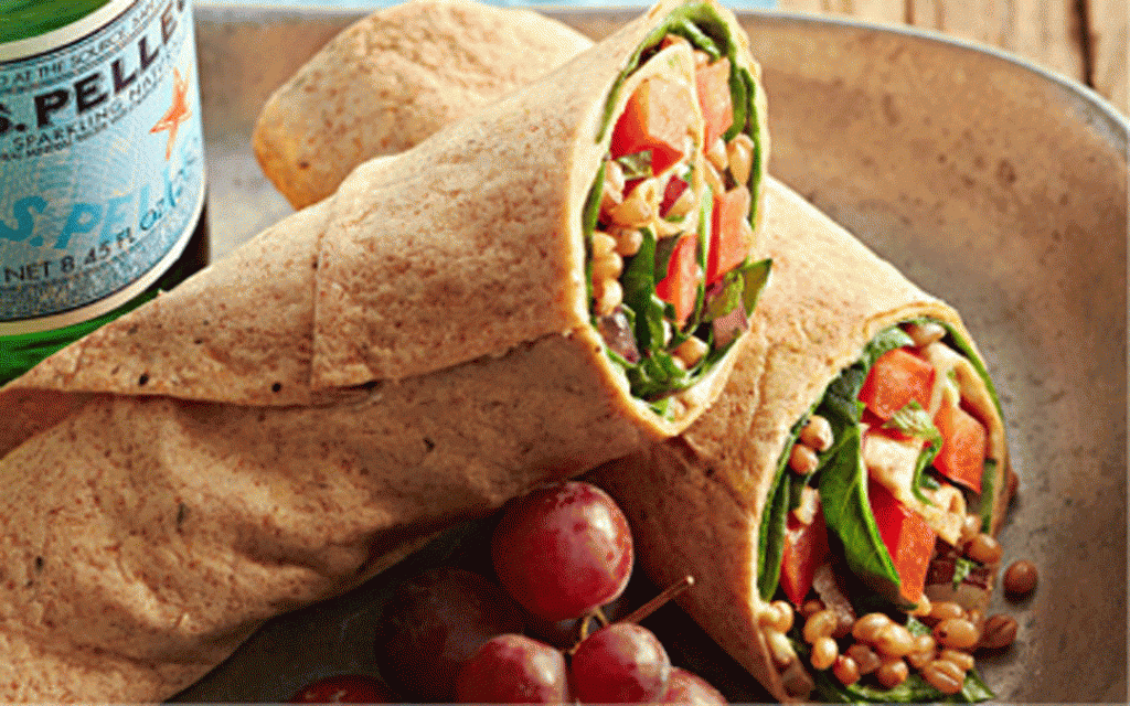 Wheat Berry Salad Wraps Recipe Healthy Recipe