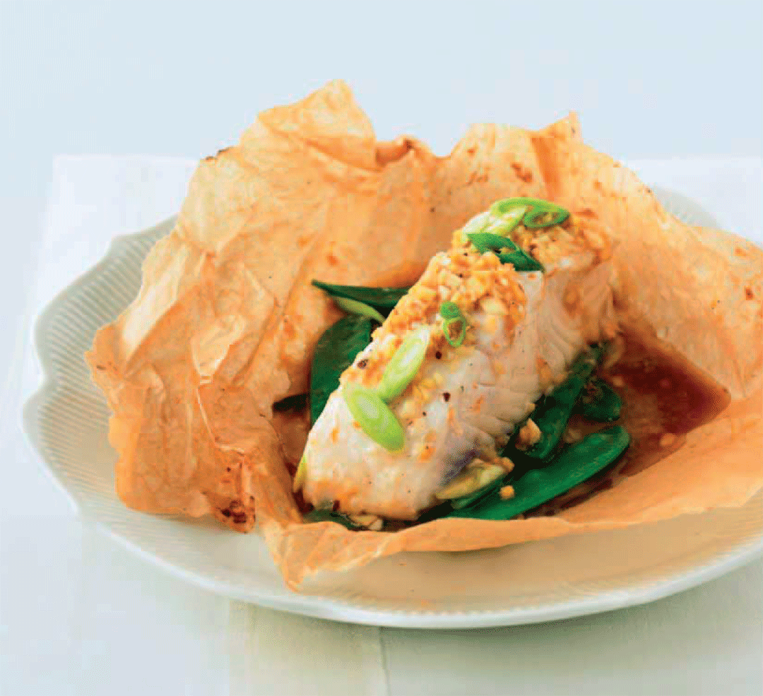 How to Make Asian Halibut En Papillote Healthy Recipe