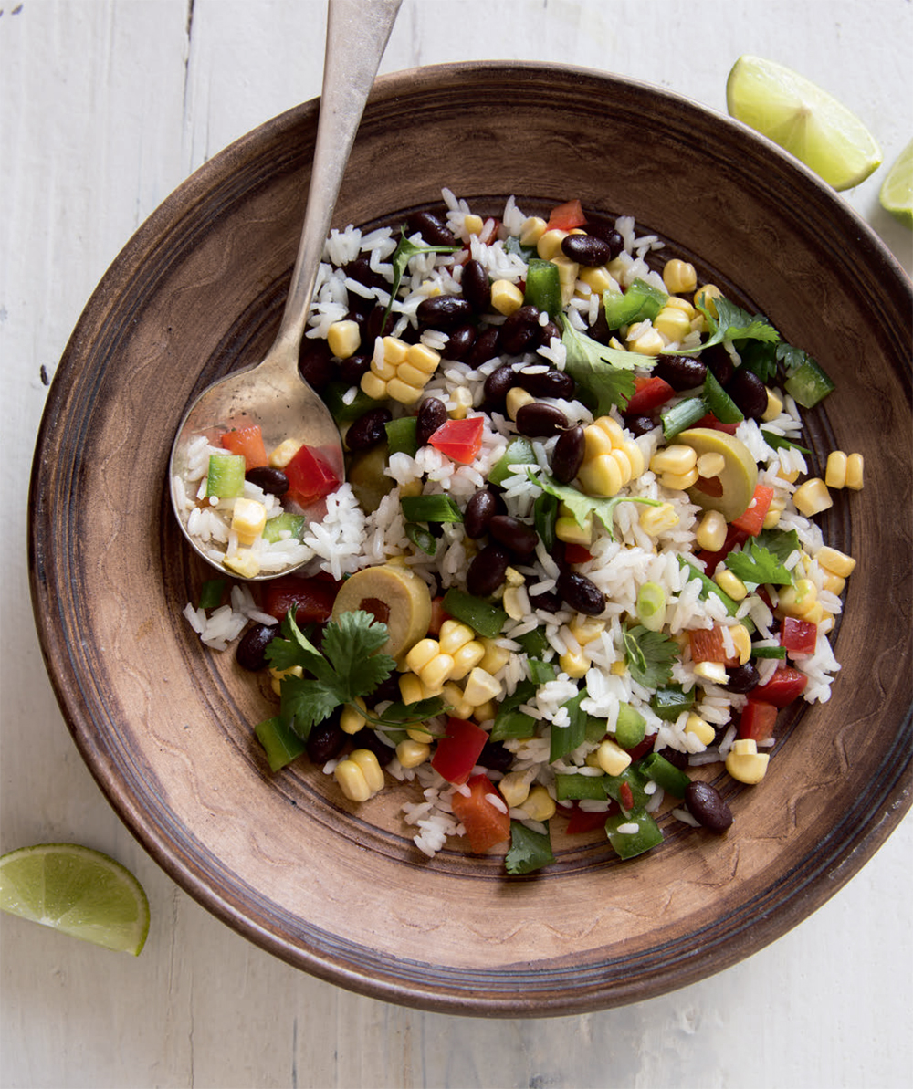 Southwestern rice & bean salad recipe Healthy Recipe