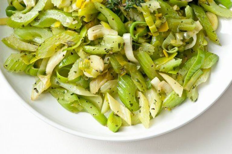 Celery leek stirfry recipe Healthy Recipe