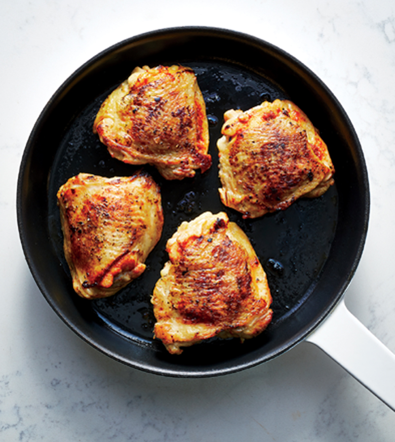 Curryroasted chicken thighs recipe Healthy Recipe