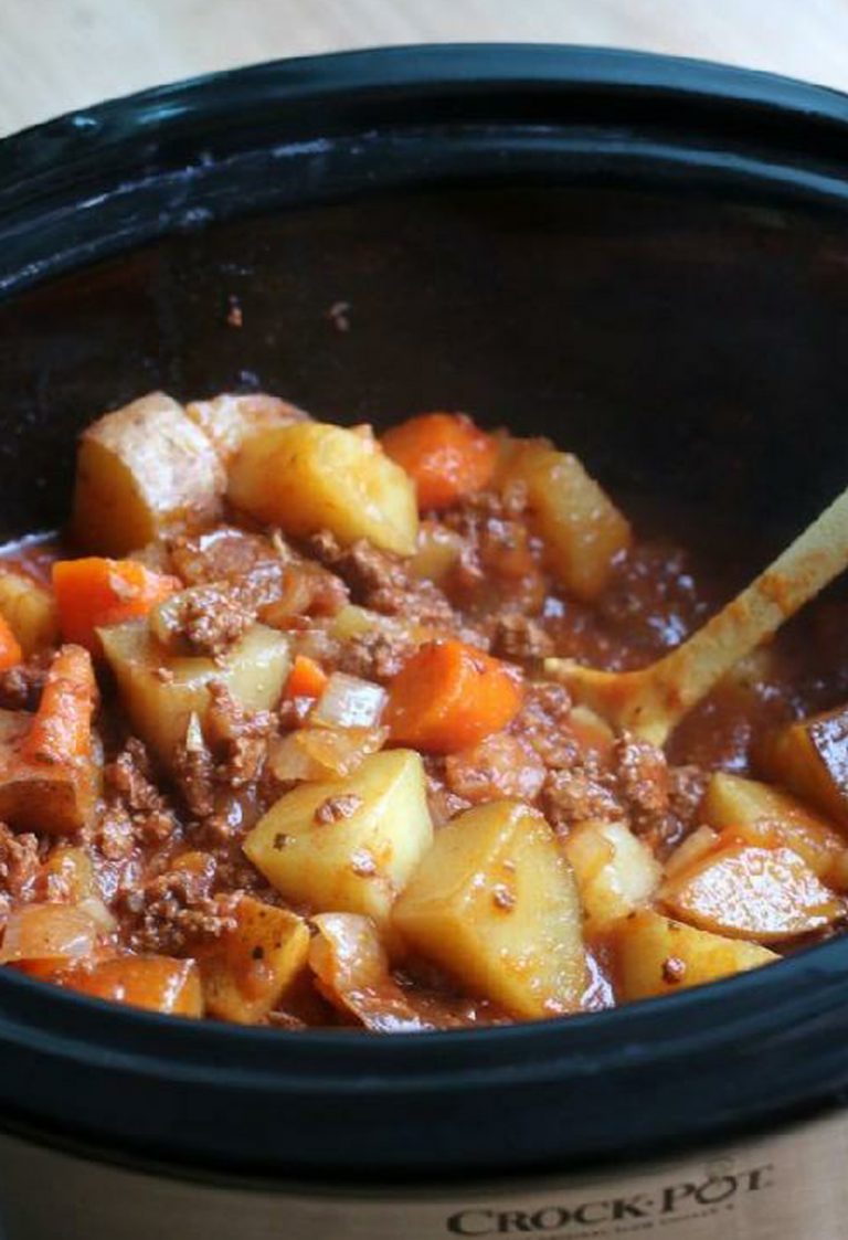 Crock pot hamburger stew recipe Healthy Recipe