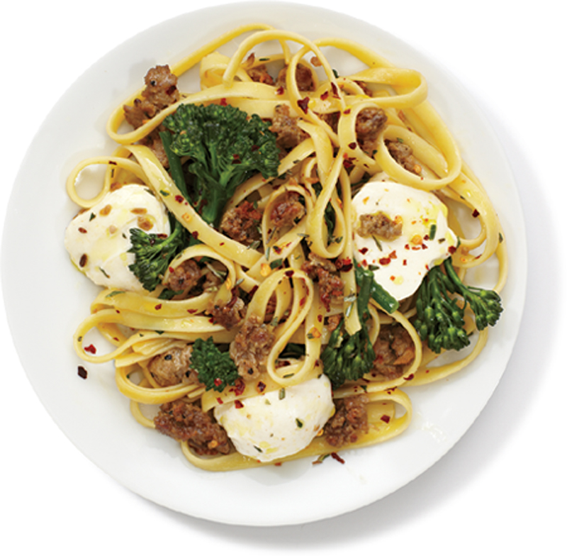 Pasta with sausage and mozzarella recipe Healthy Recipe