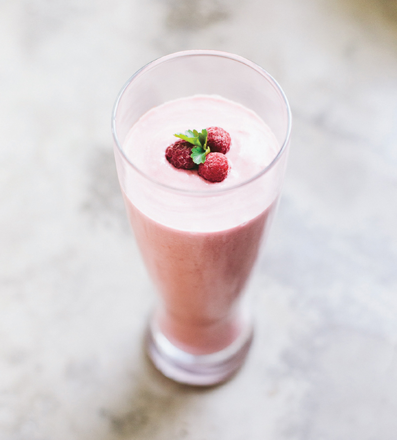 Raspberry cream smoothie recipe - Healthy Recipe