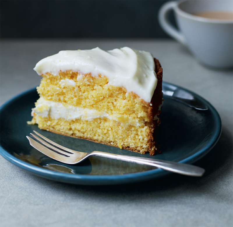 Lemon yoghurt polenta cake recipe Healthy Recipe