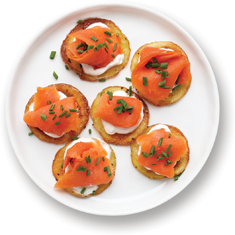 Smoked salmon potato bites recipe Healthy Recipe