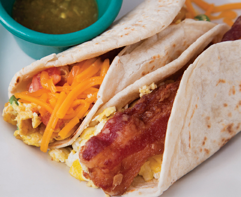 Bacon and egg taco recipe Healthy Recipe