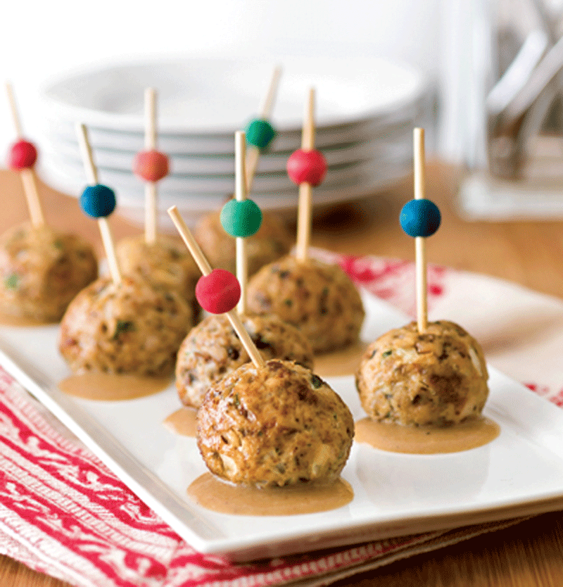 Turkey meatballs with gravy and brussels sprouts recipe Healthy Recipe