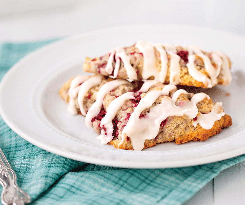 Bakery style raspberry cream scones recipe Healthy Recipe